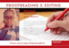 proofread and edit your book manuscript