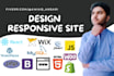 create a responsive and professional website or online store