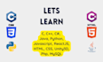 teach you python, cpp, java, javascript