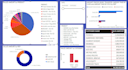 do data and info visualization using charts and graphs