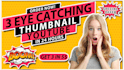 design amazing youtube thumbnail in 1 day