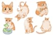 design cute sticker sheets, animals, characters and objects