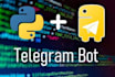 create advanced telegram bot on python