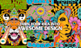 do stunning trippy t shirt design for you