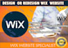 design redesign and fix wix websites