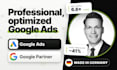 setup, manage and optimize your google ad campaigns
