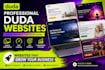 build duda website, design and redesign duda landing page, duda developer