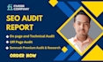 provide a benchmark website SEO audit report, analysis, and plan