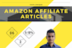 write amazon affiliate articles and buyers guide