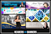 make a stylish header or background for your site