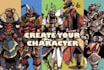 create warrior character design for you