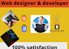 design front end web development using html,css,java and bootstrap