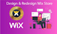 design and redesign responsive wix website and wix store