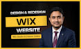 build wix website, wix redesign using wix studio, wix velo, and wix editor