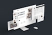 design modern and unique web UI