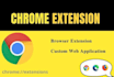 chrome extension, ai automation, web application, saas mvc, scraping