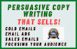 write sales letters, business and professional emails