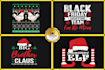make unique and creative ugly christmas t shirt designs