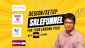 design or setup sale funnel with cartflows pro funnelkit wpfunnel elementor pro