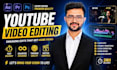 edit youtube videos, reels and tiktok videos professionally