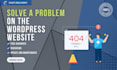 solve a problem on the wordpress website
