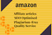 write exceptional amazon affiliate articles or buying guide