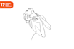 draw an illustration with one line art