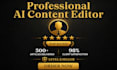 humanize edit ai generated articles for better readability and SEO