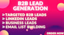 do b2b lead generation, linkedin and web research