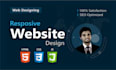 design modern responsive website with admin penal