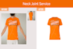 ghost mannequin effect, neck joint, service perfectly