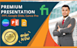 design premium powerpoint PPT presentation, slides and canva presentation