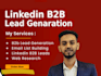 do data scraping,b2b lead generation, linkedin research