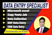 help data collection with data entry, data mining, copy paste, microsoft excel