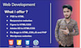 do figma to web conversion and develop modern websites