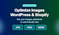 optimize and resize images for wordpress or shopify