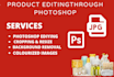 do any product editing through photoshop