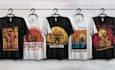 do eye catchy trendy custom creative halloween t shirt design