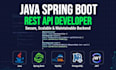develop java spring boot rest apis and backend applications