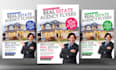 design unique real estate flyer and postcards flyer