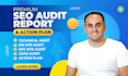 provide a website SEO audit report and action plan