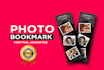 create your own custom photo bookmark ,