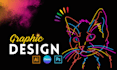be your graphic designer in adobe photoshop illustrator and canva work