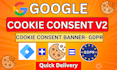 fix or setup cookie consent mode v2, cookie consent banner, consent mode v2, GTM