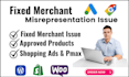 fix google merchant center misrepresentation suspension issue