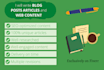 write SEO friendly web content, blog posts, and articles