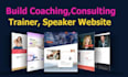 design coaching website for a life coach, consultant, speaker, or trainer