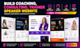 design life coaching website, coaching website, consulting website