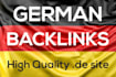 100 permanent german backlinks from germany sites