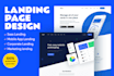 design modern responsive landing page for your business in figma